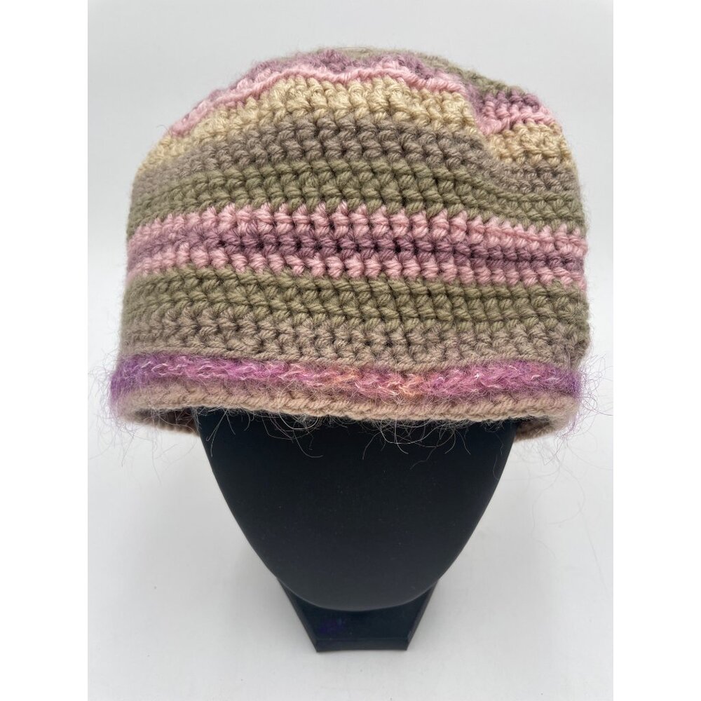 Handmade Multicolor Crochet Beanie Hat Winter Warm Cap